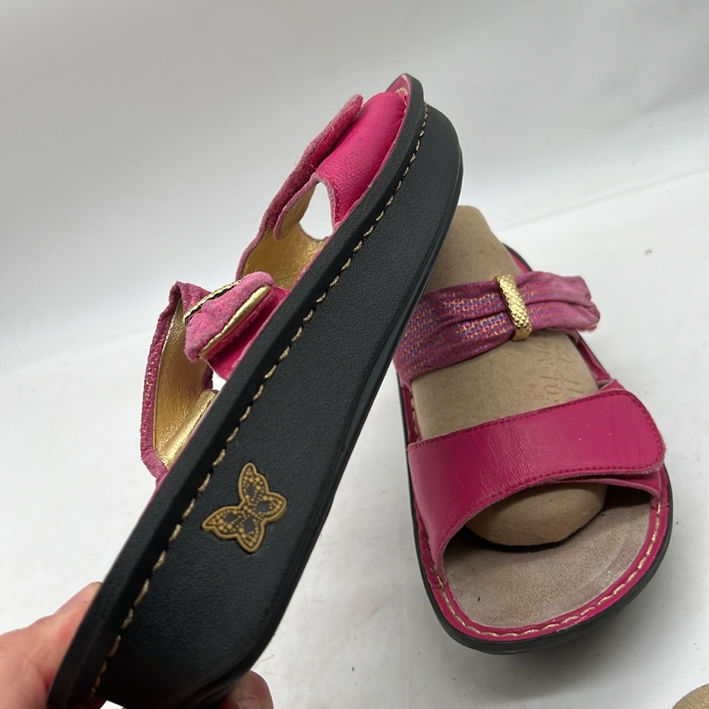 Pink Alegria slide sandals size 40 9.5-10 - Picture 4 of 5